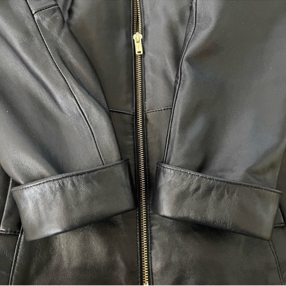 Black Leather Jacket by Denim & Company Small NWT - Picture 11 of 11